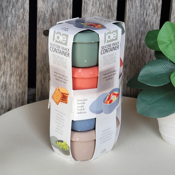 Joie Silicone Rectangular Snack Containers Set of 4 - Picture 7 of 7